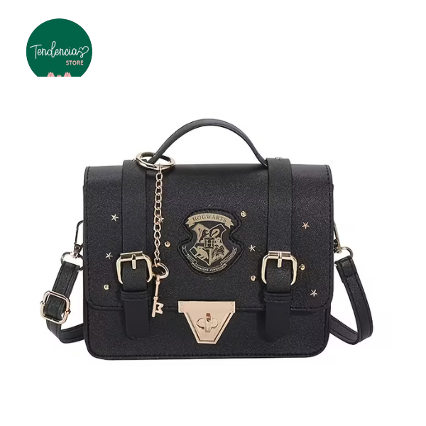 Cartera morral negra Hogwarts
