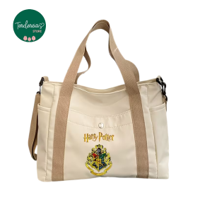Cartera Tote tela Beige