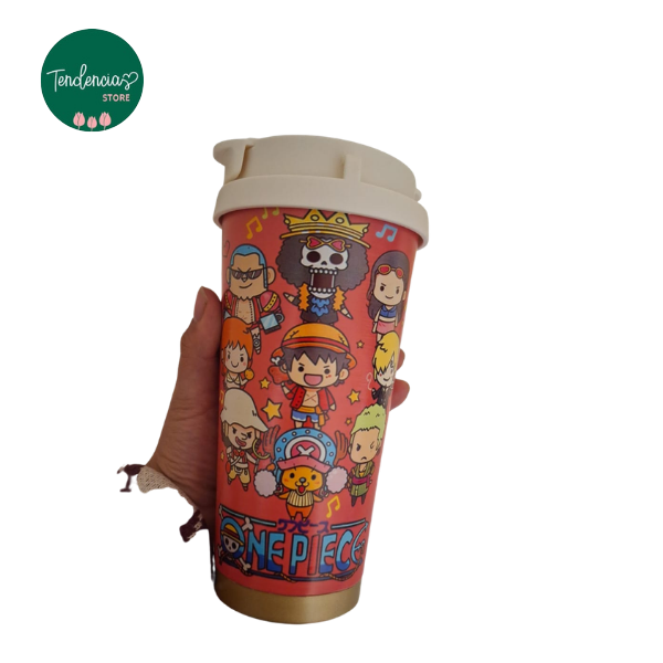 Vaso térmico personajes One Piece 18 oz