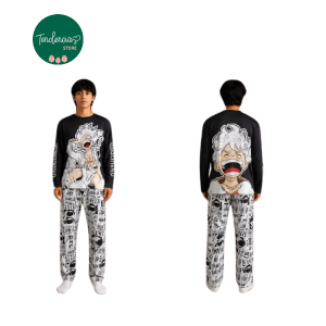 Pijamas manga larga y pantalon one piece
