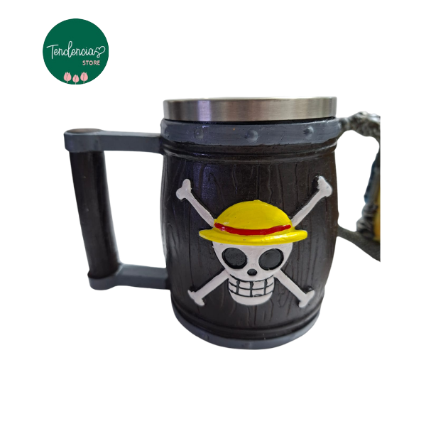 Taza Acero alto relieve one piece